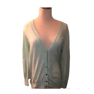 🆕 [J. Crew] Light Teal 100% Cotton Cardigan Sz: M